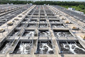 Đây là khu xử lý nước thải hiện đại lớn nhất TP.HCM.