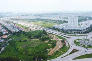 Khu vực phía Đông thành phố Thanh Hoá, nơi tập trung nhiều dự án bất động sản mới của tỉnh Thanh Hoá