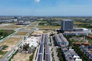 Khu đô thị mới An Vân Dương, nơi tập trung nhiều hạng mục của dự án “Chương trình Phát triển các đô thị loại II” (các đô thị xanh) – Tiểu dự án Thừa Thiên Huế. Ảnh: Ngọc Tân 