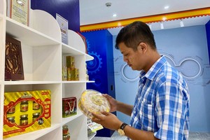 Sản phẩm OCOP hiện vẫn rất khó tiếp cận với các kênh phân phối hiện đại. 