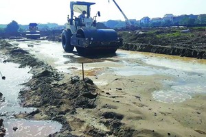 Hiện nhu cầu cát phục vụ cho các dự án hạ tầng giao thông lên tới 30 - 40 triệu m3/năm.