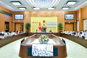 Phiên thẩm tra của Ủy ban Kinh tế - Ảnh Nghĩa Đức.