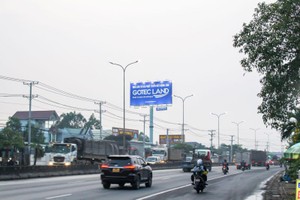 Một đoạn Quốc lộ 51 qua Đồng Nai.