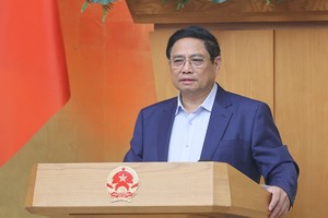 Thủ tướng Phạm Minh Chính phát biểu khai mạc phiên họp Chính phủ thường kỳ tháng 10/2024. Ảnh: Nhật Bắc