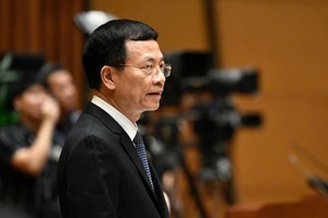 Bộ trưởng Nguyễn Mạnh Hùng. Ảnh: MediaQuochoi.