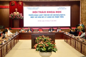 Toàn cảnh hội thảo.