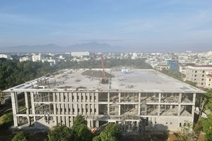 Dự án Trung tâm hội nghị và Triển lãm tỉnh Quảng Ngãi có tổng vốn đầu tư 300 tỷ đã giải ngân hơn 84% so với kế hoạch.