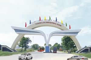 Kiên Giang tập trung thu hút đầu tư vào các khu, cụm công nghiệp. Trong ảnh: Khu công nghiệp Thạnh Lộc tọa lạc tại huyện Châu Thành, tỉnh Kiên Giang