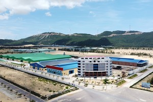 Khu công nghiệp Nhơn Hội - Khu A nơi Công ty TNHH Aluminum Đại Thành mở nhà máy.