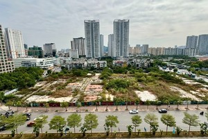 Thị trường bất động sản Hà Nội đã có một năm đầy sôi động, thanh khoản tăng ở nhiều phân khúc. Ảnh: Thanh Vũ