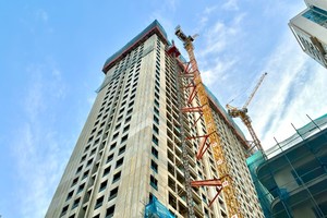 Hầu hết các dự án chung cư mới mở bán tại Hà Nội đều thuộc phân khúc cao cấp. Ảnh: Thanh Vũ