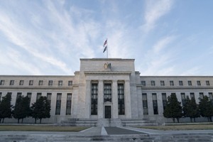 Trụ sở Cục Dự trữ Liên bang Mỹ tại Washington, D.C. Ảnh: THX/TTXVN