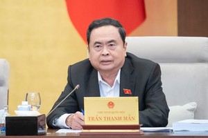 Chủ tịch Quốc hội Trần Thanh Mẫn phát biểu tại phiên họp.