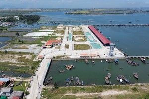 Cảng cá Thuận An đã được hoàn thành từ cuối năm 2023. Ảnh: Thế Nghĩa