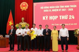 7 Ủy viên UBND tỉnh Ninh Thuận khóa XI, nhiệm kỳ 2021-2026 được bầu bổ sung. Ảnh: CTĐT tỉnh Ninh Thuận.