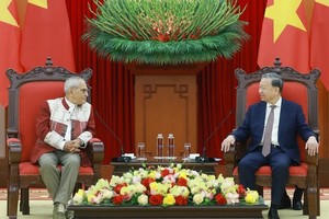 Tổng Bí thư Tô Lâm tiếp Tổng thống Timor-Leste. Ảnh: TTXVN 