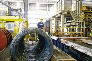 Năng lực sản xuất của ngành thép Việt Nam hiện nay khoảng 8,5 triệu tấn/năm. Ảnh: Đức Thanh