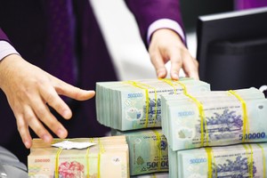 Các ngân hàng đang gặp áp lực lớn trong việc vừa phải huy động lượng vốn lớn để đáp ứng nhu cầu của nền kinh tế, vừa phải ổn định lãi suất. Ảnh: Đức Thanh