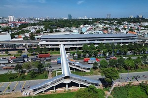 Một số khu đất xung quanh nhà ga metro số 1 (Bến Thành - Suối Tiên) sẽ làm mô hình TOD - Ảnh: Lê Toàn