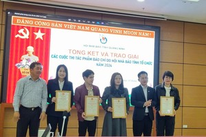 Báo Tài chính Đầu tư nhận giải C của Hội Nhà báo tỉnh Quảng Ninh