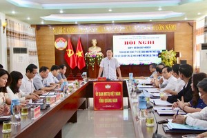 Tỉnh Quảng Nam tổ chức hội nghị góp ý hồ sơ đồ án quy hoạch phân khu xây dựng (tỷ lệ 1/2000) Khu phi thuế quan gắn với Sân bay Chu Lai.