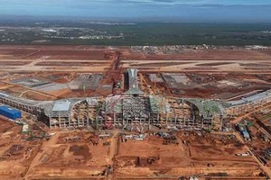 Hơn 2.400 nhân sự và 1.500 thiết bị đang hoàn thành “trái tim” sân bay Long Thành