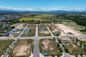 Khu đô thị Bắc sông Hiếu, phường Đông Thanh, TP. Đông Hà, Quảng Trị. Ảnh: Ngọc Tân