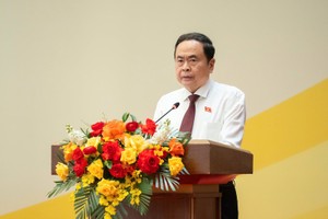 Chủ tịch Quốc hội Trần Thanh Mẫn phát biểu khai mạc - Ảnh PT.