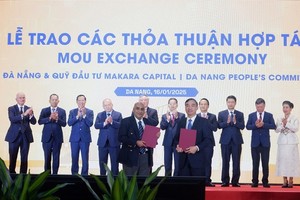 Thời gian qua, Đà Nẵng đã ký kết nhiều thoả thuận hợp tác để phát triển Trung tâm tài chính.