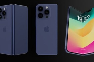 Một ý tưởng iPhone gập. Ảnh: Apple Insider 