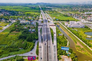Một đoạn cao tốc Cầu Giẽ - Ninh Bình do VEC đầu tư.