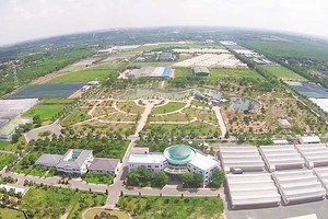 Khu vực quy hoạch Dự án Khu đô thị sinh thái công nghệ cao tại Củ Chi (Ảnh: Tuấn Kiệt) 