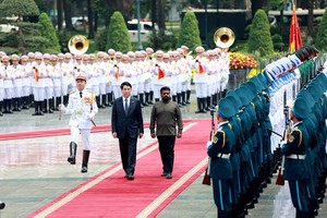 Chủ tịch nước Lương Cường đón, hội đàm với Tổng thống Sri Lanka 