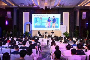 Các doanh nghiệp thảo luận về tiềm năng ứng dụng AI trong kinh doanh tại sự kiện Meta Marketing Summit 2025. 