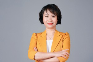 Bà Nguyễn Thị Hằng Nga, Tổng giám đốc Công ty Quản lý Quỹ Đầu tư Chứng khoán Vietcombank (VCBF)