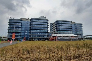 Khu đất dự kiến đầu tư Dự án Phòng thí nghiệm phục vụ sản xuất công nghệ đóng gói tiên tiến cho vi mạch bán dẫn tại Đà Nẵng tại Công viên phần mềm số 2. Ảnh: Linh Đan