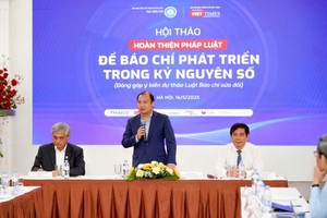 Ông Lê Hải Bình, Thứ trưởng Thường trực Bộ Văn hóa, Thể thao và Du lịch chủ trì Hội thảo.