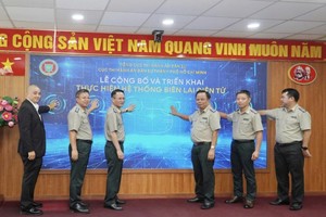 Cục thi hành án dân sự TP.HCM công bố thực hiện hệ thống biên lai điện tử