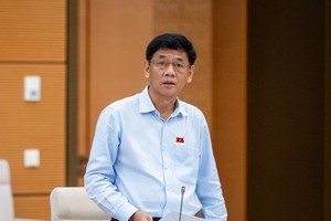 Ông Lâm Văn Mẫn, Trưởng Đoàn ĐBQH khóa XV tỉnh Sóc Trăng.