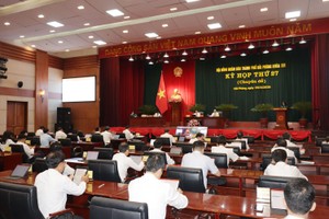 Quang cảnh Kỳ họp thứ 27 HĐND Thành phố Hải Phòng khóa XVI
