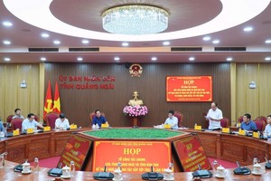 Lãnh đạo tỉnh Quảng Ngãi và Kon Tum họp Tổ công tác chung của hai tỉnh để tham mưu công tác sắp xếp trụ sở làm việc, tài chính, ngân sách và tài sản công sau sáp nhập.