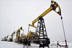 Cơ sở khai thác dầu ở Izhevsk, gần Ural (Nga). Ảnh minh họa: REUTERS/TTXVN