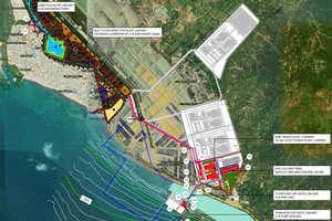 Quy hoạch Dự án điện khí LNG Cà Ná. (Ảnh: Công thương)