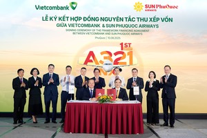 Lễ ký kết Hợp đồng nguyên tắc thu xếp vốn giữa Vietcombank và SPA