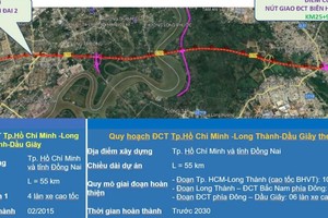 Những thông tin cơ bản về đoạn cao tốc TP.HCM - Long Thành.