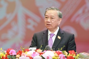 Tổng Bí thư Tô Lâm phát biểu tại Lễ kỷ niệm trọng thể 80 năm thành lập Chính phủ (28/8/1945 - 28/8/2025) và Hội nghị gặp mặt các thế hệ Lãnh đạo công tác tại Chính phủ, Bộ, Cơ quan ngang bộ, Cơ quan thuộc Chính phủ. Ảnh: VGP/Nhật Bắc.