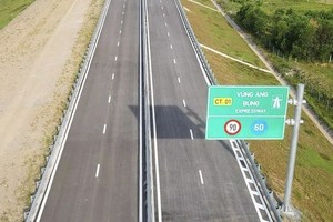 Dự án thành phần cao tốc Bắc - Nam, đoạn Vũng Áng - Bùng sẵn sàng đưa vào khai thác.