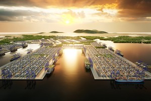 Phối cảnh khu bến cảng Cái Mép Hạ 