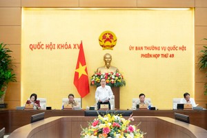 Chủ tịch Quốc hội Trần Thanh Mẫn phát biểu khai mạc phiên họp - Ảnh: PT.