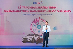 Ông Bùi Trung Kiên – Tổng giám đốc MB Life phát biểu tại buổi lễ.